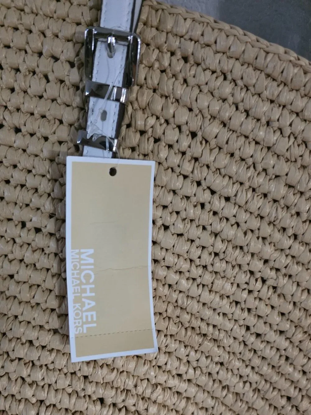 Michael Kors rafia bag